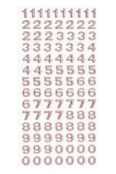 3451103 SOFTY-Sticker Zahlen rosé-gold 