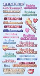 3451142 Sticker Herzlichen Glückwunsch K 