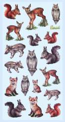 3451206 Sticker Waldtiere 