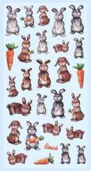 3451210 Sticker Lustige Hasen 