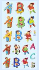 3451229 Softy-Sticker ABC Jungs 