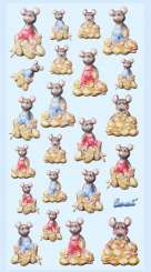 3451247 Softy-Sticker Geld-Mäuse 