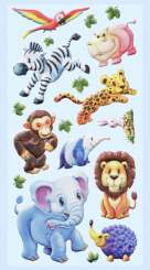 3451254 Softy-Sticker Zootiere-Afrika 