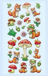 3451276 Softy-Sticker Füchse II 