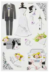 3451372 Sticker Hochzeit II 