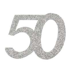 3451437 Jubiläumszahl 50, 6cm 10St silber 
