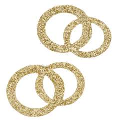 3451451 Ringe 4cm, 10St gold 