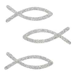 3451454 Fische 4cm, 10St silber 