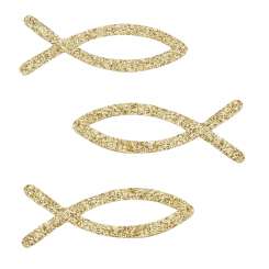 3451455 Fische 4cm, 10St gold 