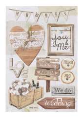 3451539 Sticker Hochzeit Vintage I 