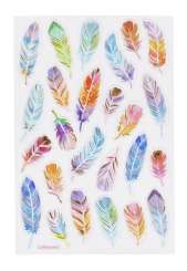 3451592 GLOSSY-Sticker Federn 