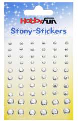 3451748 Stony-Stickers rund 60St kristall 