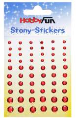 3451752 Stony-Stickers rund 60St rot 