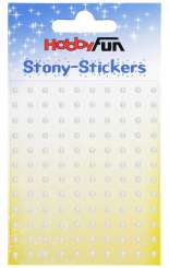 3451782 Stony-Stickers rund 3mm weiss 