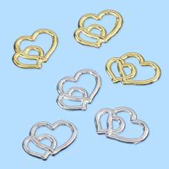3451932 Streuteile Herzen 1,5cm 50St silber 