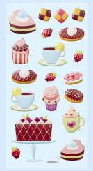 3452223 SOFTY-Sticker Cup-Cakes 