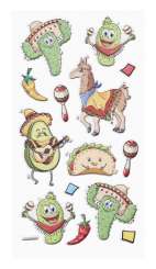 3452234 Softy Sticker Lamas - Kakteen 