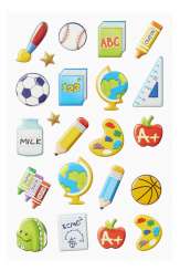 3452246 SOFTY-Sticker Schule IV    