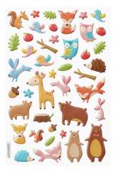 3452247 SOFTY-Sticker Waldtiere II    