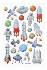 3452250 SOFTY-Sticker Raumfahrt    