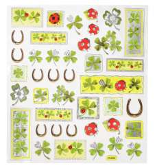 3452336 Hobby-Design Sticker Glücksbringer II 