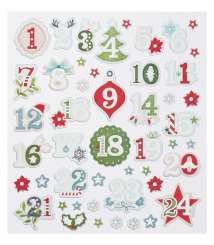3452353 Sticker Adventszahlen II, 1-24 