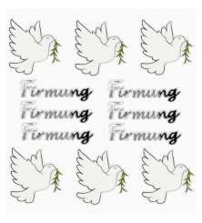 3452410 Design Sticker Firmung 
