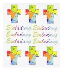 3452426 Design-Sticker Einladung-Kreuz 
