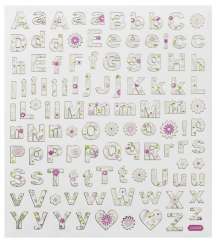 3452451 Sticker Buchstaben II  transparent 