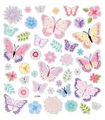 3452491 HOBBY-Design Sticker Schmetterlinge/Blumen 