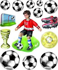 3452519 3 D Sticker XXL Fussball 