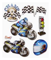 3452545 3 D Sticker XXL Motorrad 