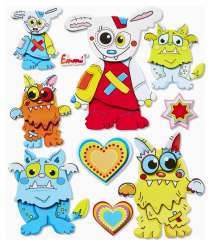 3452557 3 D Sticker XXL Monster 