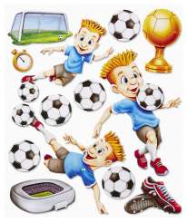 3452561 3 D Sticker XXL Fussball II 