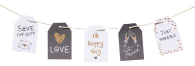 3453083 Geschenk-Anhänger Hochzeit I, 10St sort. 