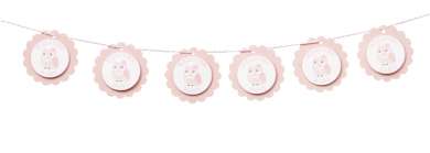 3453100 Geschenkanhänger, Baby-Girl, 6cm, 6St 