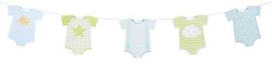 3453107 Baby-Boy, Girlande 12 Teile, 3 m 