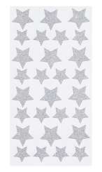 3453403 Glitzer-Sticker Stern, silber 