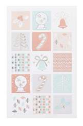 3453408 Sticker Weihnachten II, quadratisch, 2 Blatt 