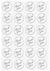 3453501 Sticker Thank you 