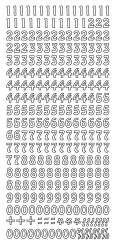 3460261 Sticker Zahlen gold 
