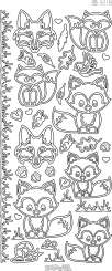 3460287 Sticker Fuchs gold 