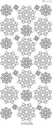 3460308 Sticker Schneeflocke silber 