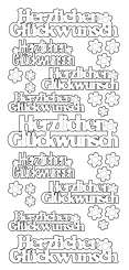 3460388 Sticker  Herzlichen Glückwunsch  go 