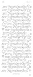 3460465 Konturensticker  Jugendweihe silber 