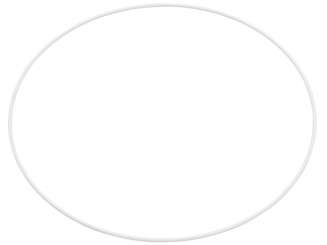 3471157 Metall-Ring Ø50cm weiss beschichtet 