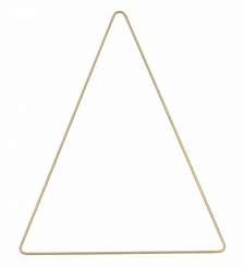 3471471 Metall-Dreieck 25x40cm gold 