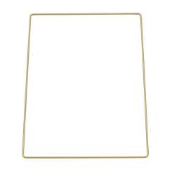 3471482 Metall-Rechteck 25x37,5cm gold 