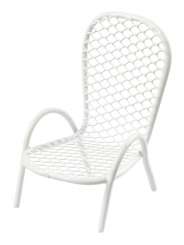 3473011 Stuhl-Metall 6,5x3,5cm,weiss 