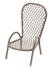 3473012 Stuhl-Metall 6,5x3,5cm,braun 